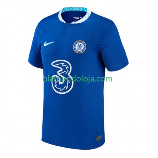 Camisola Chelsea Homem Equipamento Primeiro 2022-2023 Manga Curta